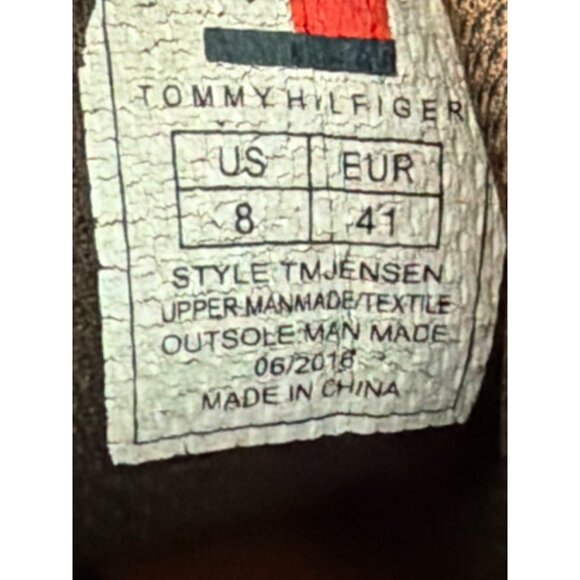 Tommy Hilfiger Jensen Brown Leather Hiking Boots Padded Collar Lace Up Sz 8 main image 5